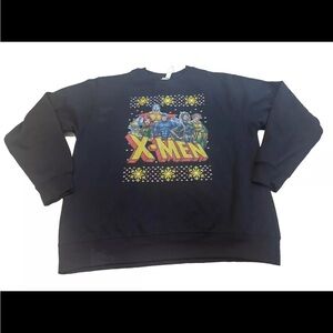 Men's Marvel Ugly Christmas X-Men Wolverine Sweatshirt Size Large